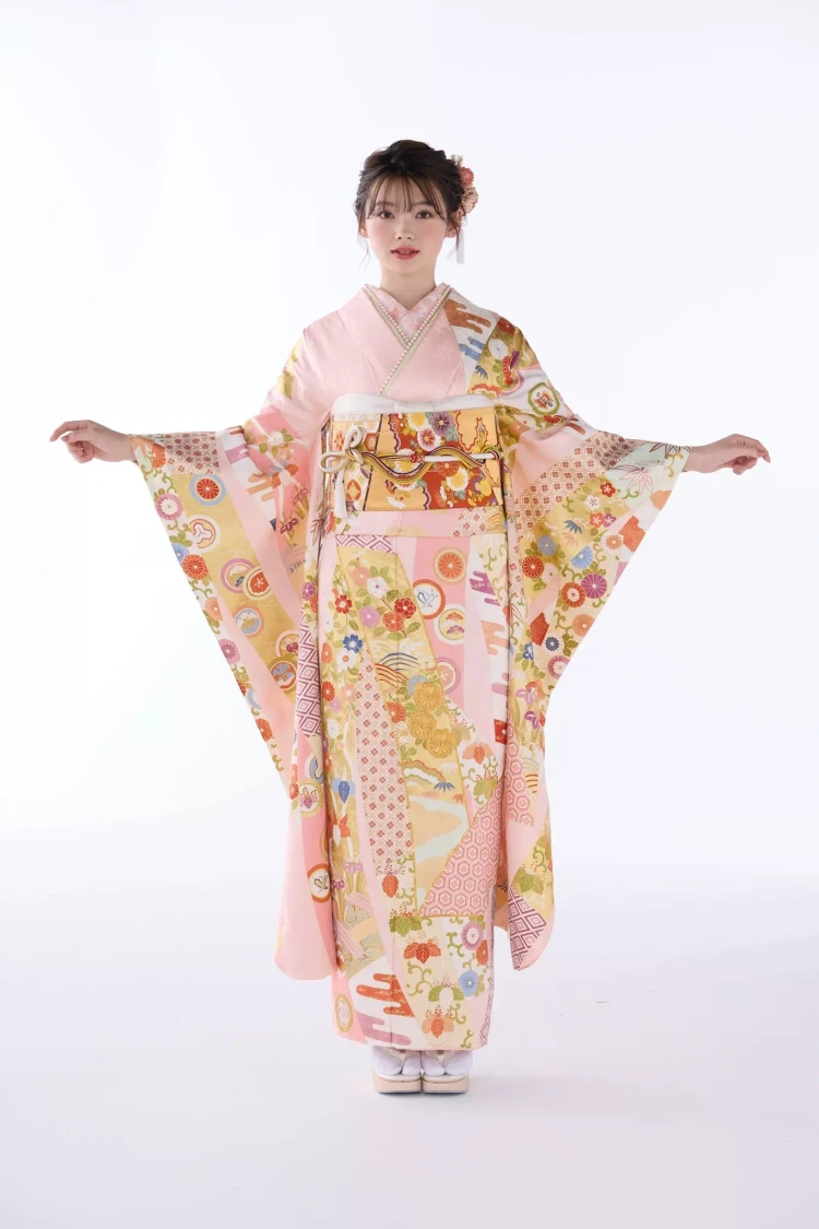 TAKAZEN姫路店　姫路市　成人式　卒業式　袴　振袖　イマドキ振袖　古典柄振袖　吉澤振袖　吉澤織物　新潟県十日町市　新潟振袖　加古川振袖　加古川振袖レンタル